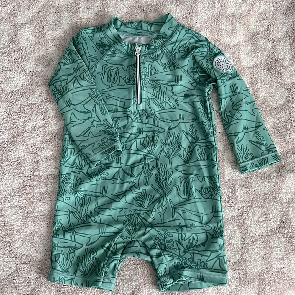 Baby Gap Toddler Boy 1 Piece Swimsuit Size 12-18 Months